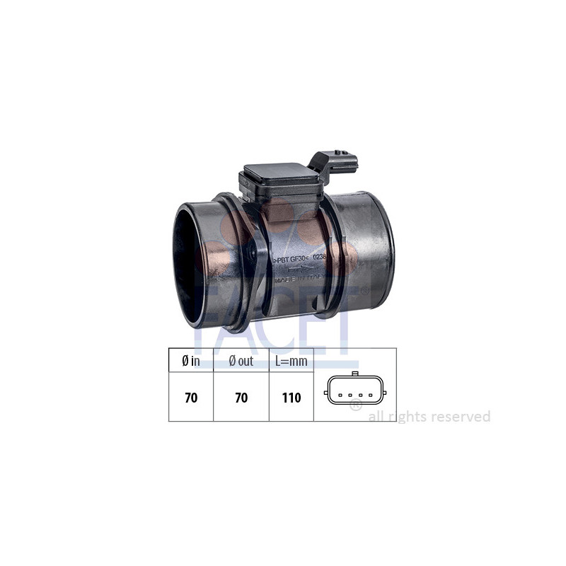 Débitmètre de masse d'air FACET