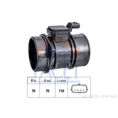 Débitmètre de masse d'air...