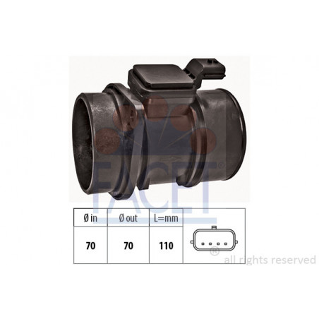 Débitmètre de masse d'air...