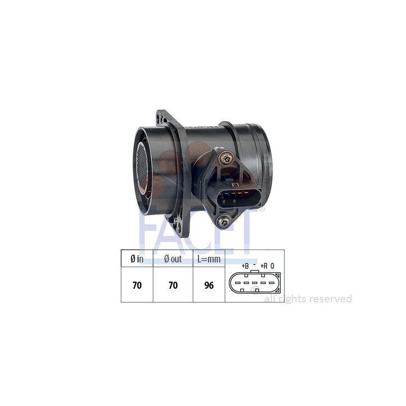 Débitmètre de masse d'air FACET