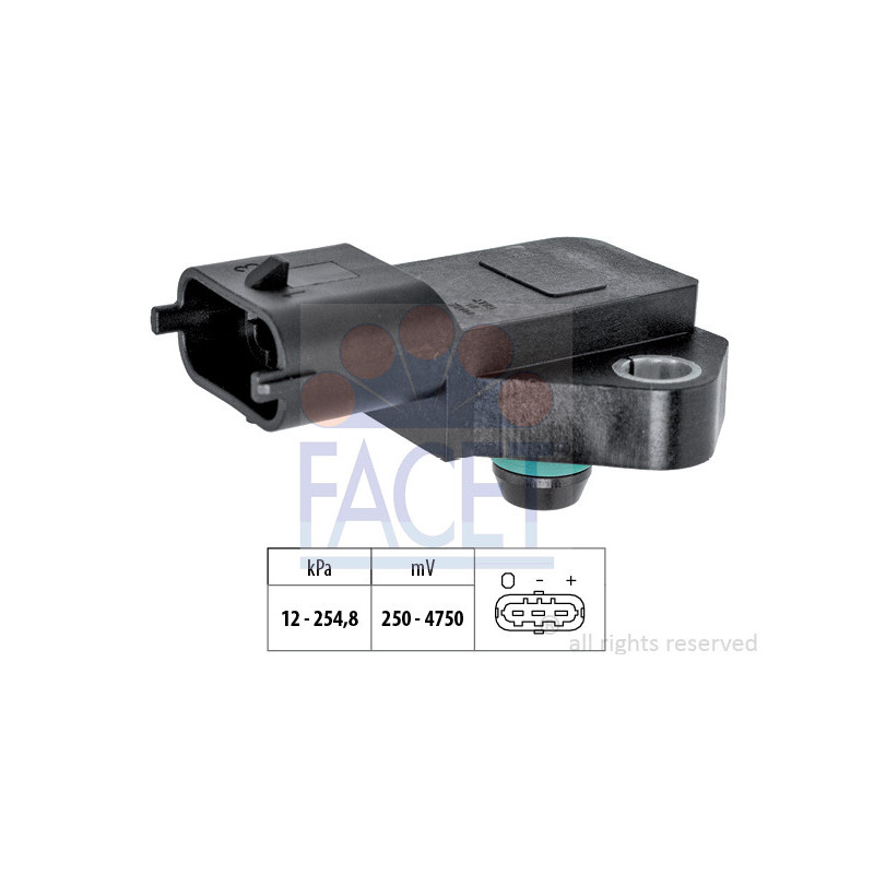 Capteur de pression barométrique (adaptation à l'altitude) FACET