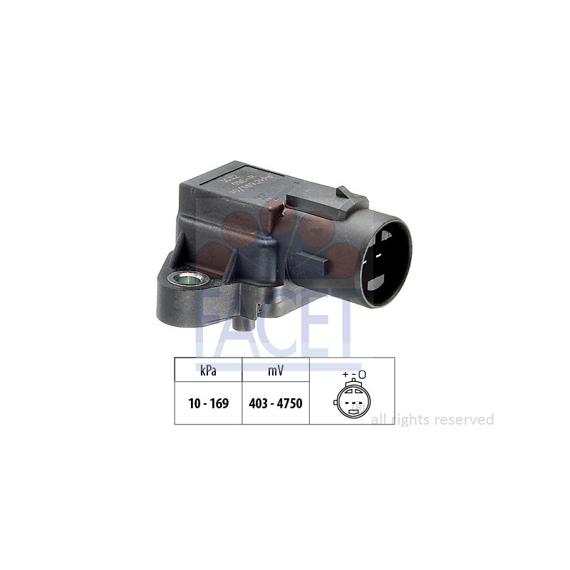 Capteur de pression barométrique (adaptation à l'altitude) FACET
