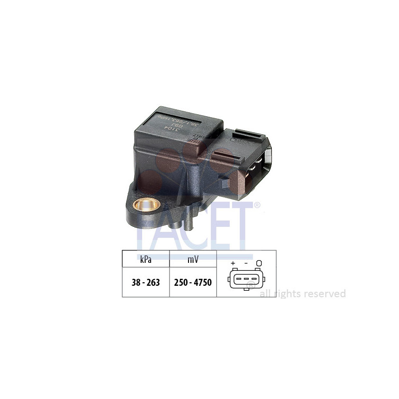 Capteur (pression de suralimentation) FACET