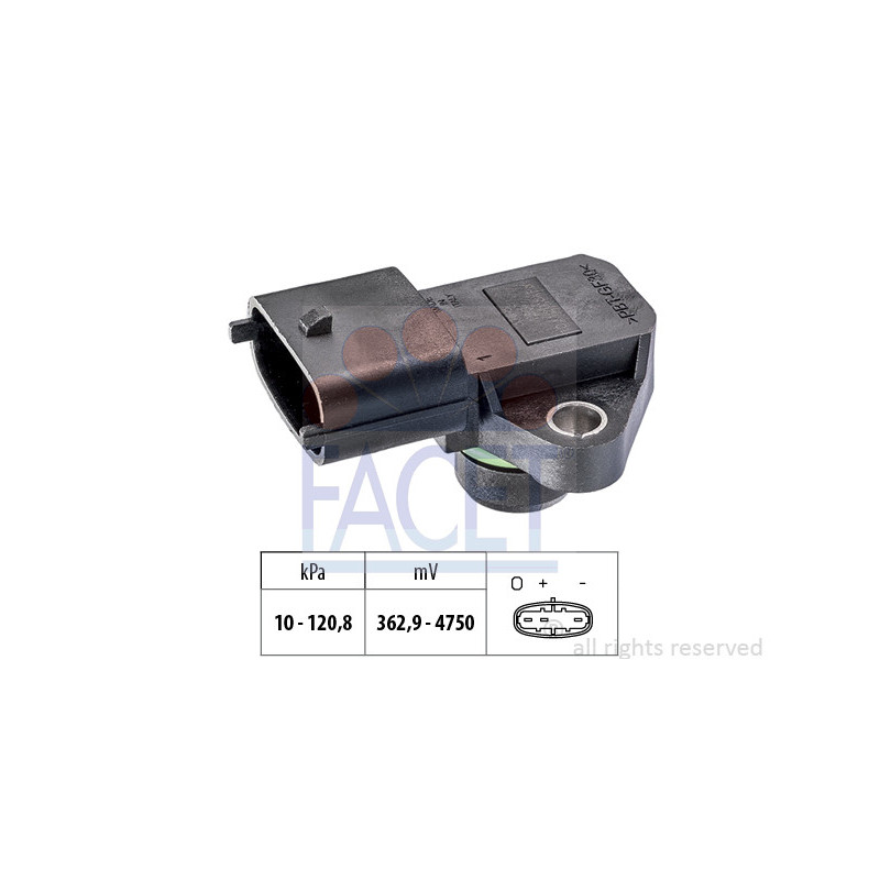 Capteur de pression barométrique (adaptation à l'altitude) FACET