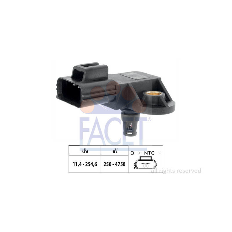 Capteur (pression de suralimentation) FACET