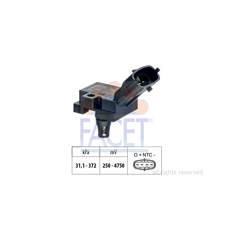 Capteur (pression de suralimentation) FACET