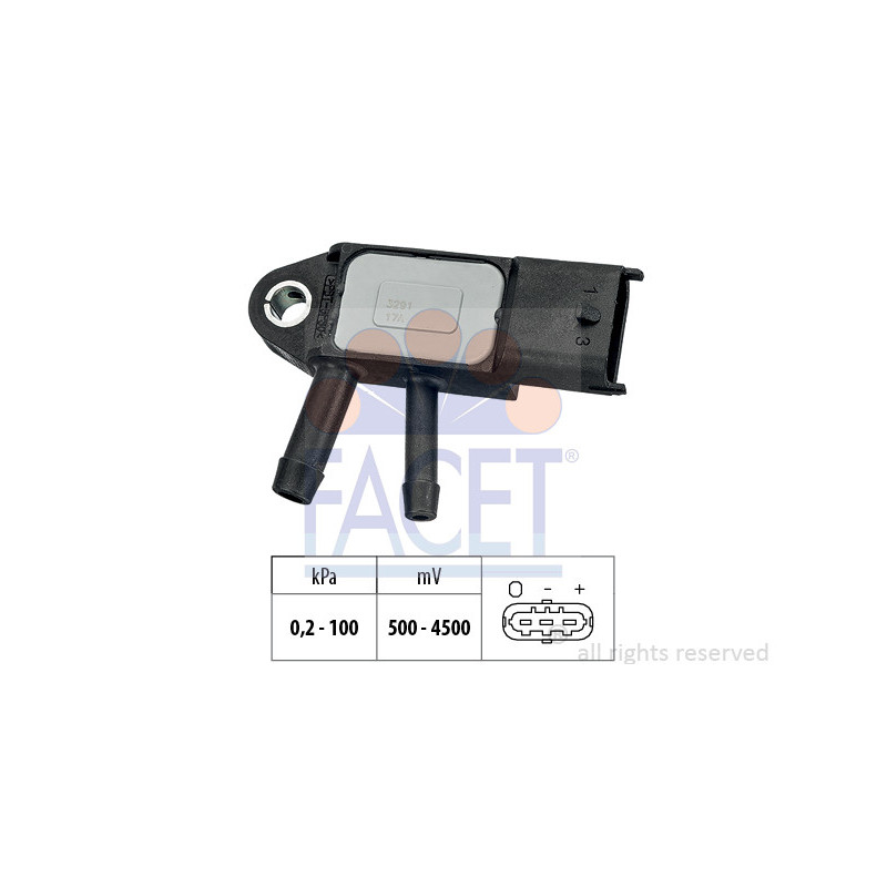 Capteur de pression barométrique (adaptation à l'altitude) FACET