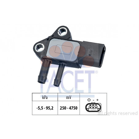 Capteur, pression des gaz...