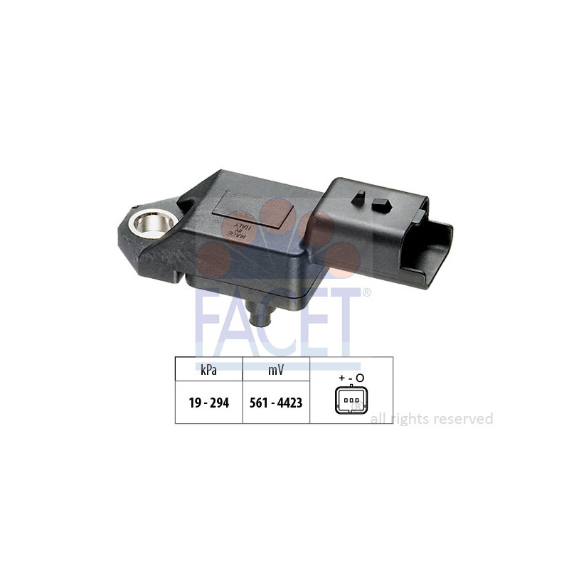 Capteur de pression barométrique (adaptation à l'altitude) FACET