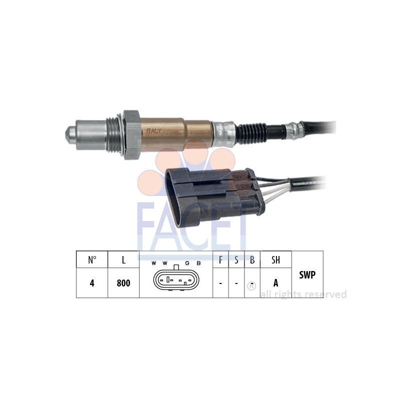 Sonde lambda FACET