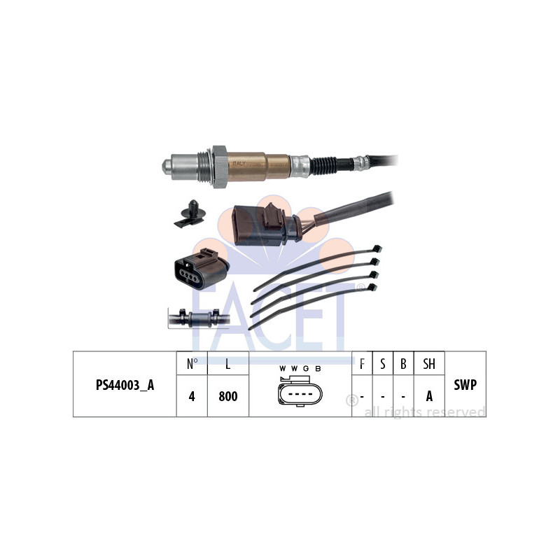 Sonde lambda FACET