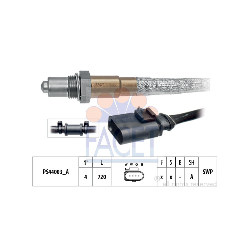 Sonde lambda FACET