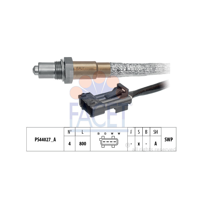Sonde lambda FACET