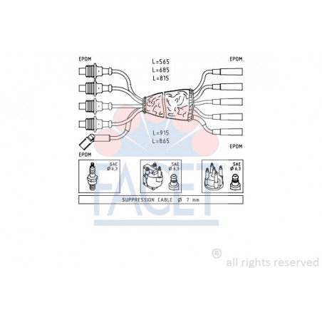 Fils de bougies / Faisceau...