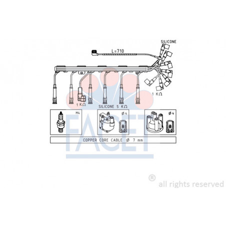 Fils de bougies / Faisceau...