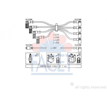 Fils de bougies / Faisceau...