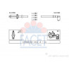 Fils de bougies / Faisceau d'allumage FACET