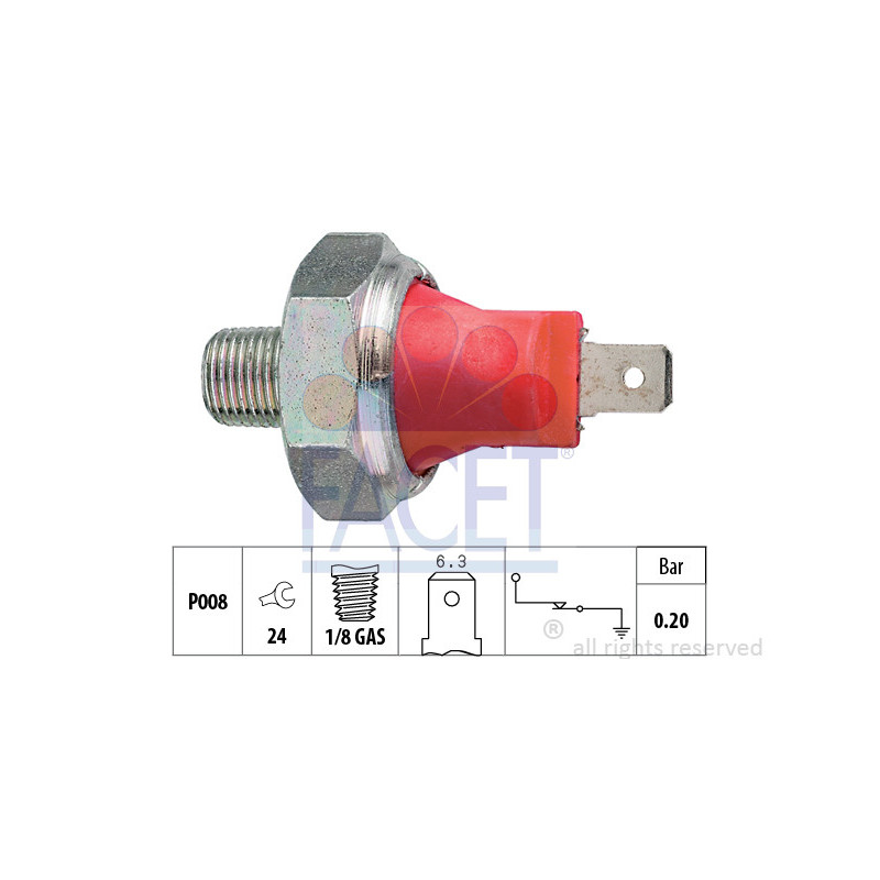 Pressostat d'huile FACET