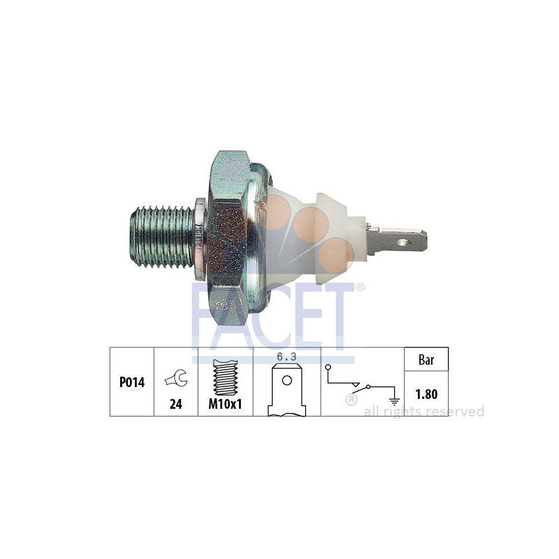 Pressostat d'huile FACET