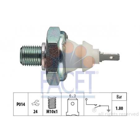 Pressostat d'huile FACET