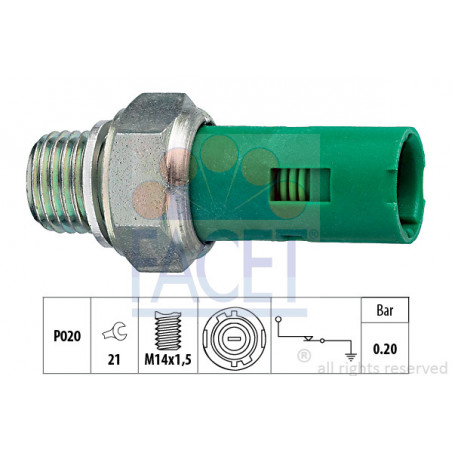 Pressostat d'huile FACET