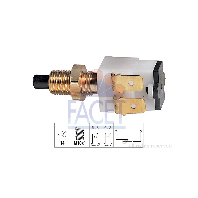 Interrupteur des feux stop FACET