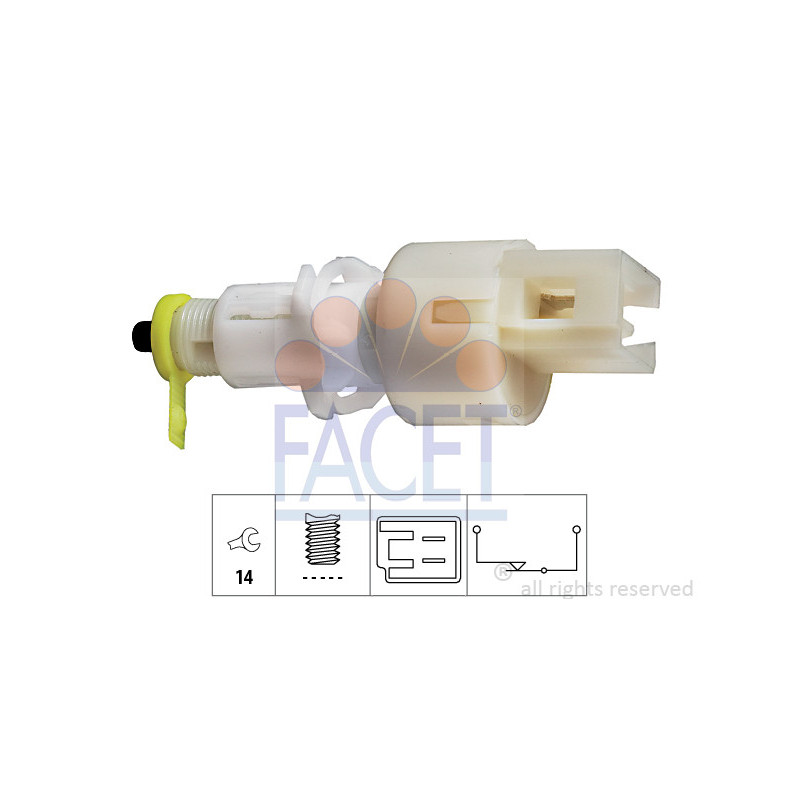 Interrupteur des feux stop FACET