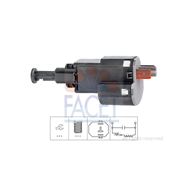 Interrupteur des feux stop FACET