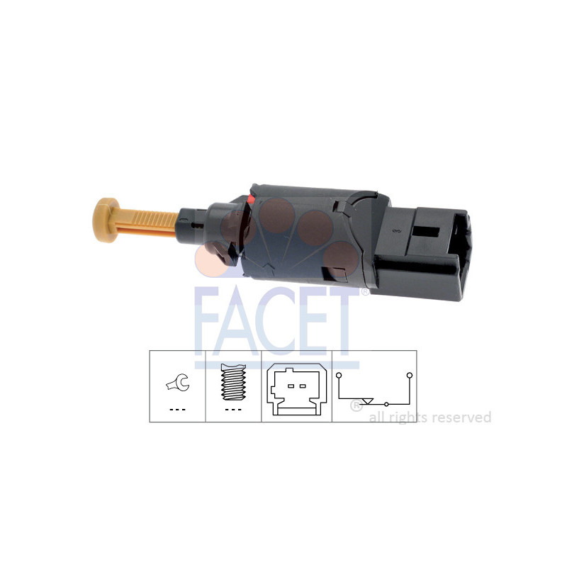 Interrupteur des feux stop FACET