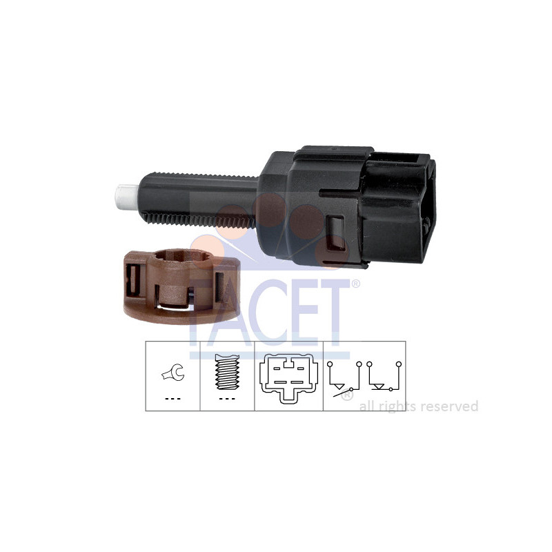 Interrupteur des feux stop FACET