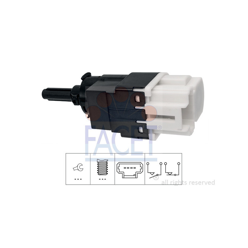 Interrupteur des feux stop FACET