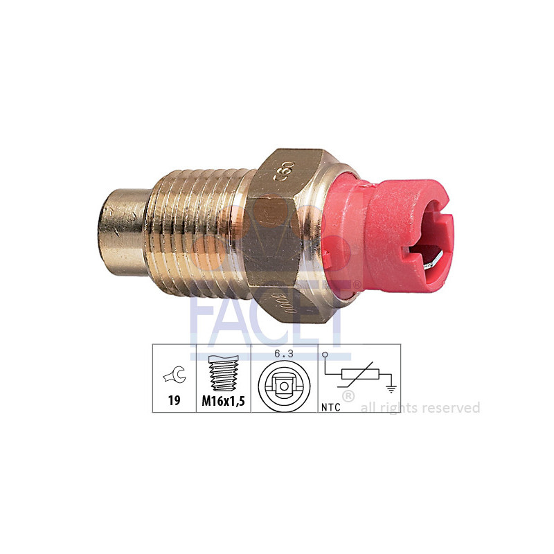 Sonde de température (liquide de refroidissement) FACET