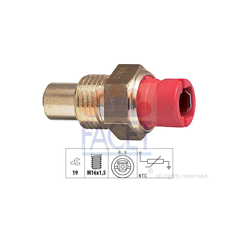 Sonde de température (liquide de refroidissement) FACET