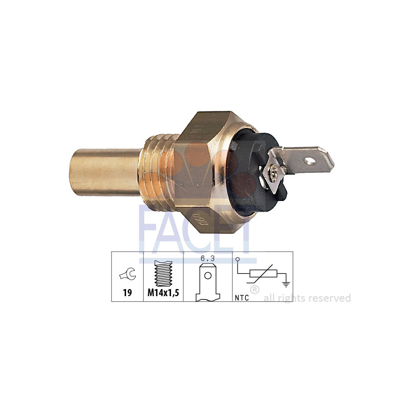 Sonde de température (liquide de refroidissement) FACET