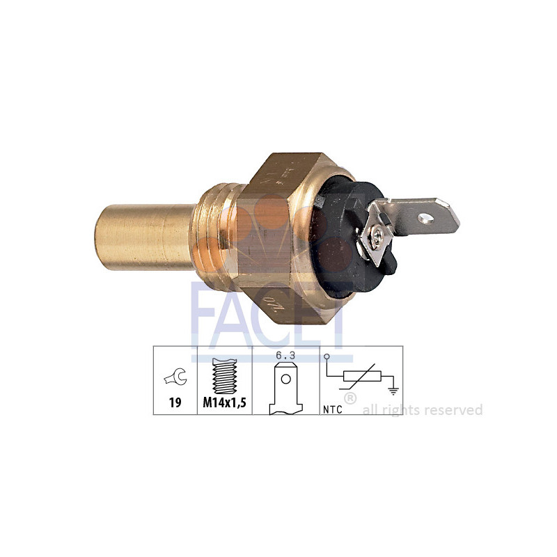 Sonde de température (liquide de refroidissement) FACET