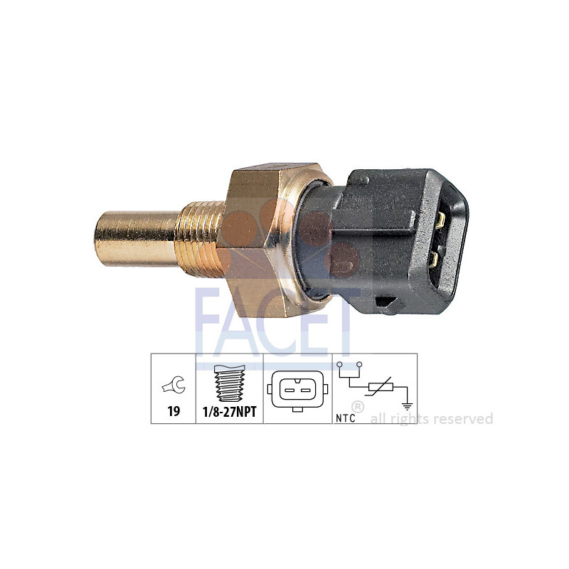Sonde de température (liquide de refroidissement) FACET