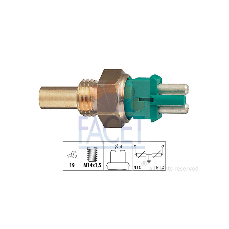Sonde de température (liquide de refroidissement) FACET