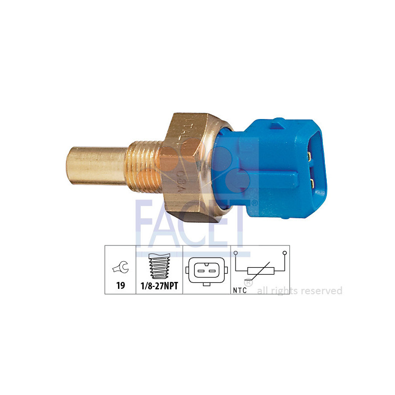 Sonde de température (liquide de refroidissement) FACET