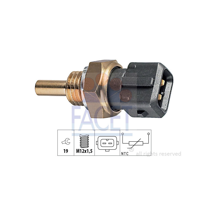 Sonde de température (liquide de refroidissement) FACET