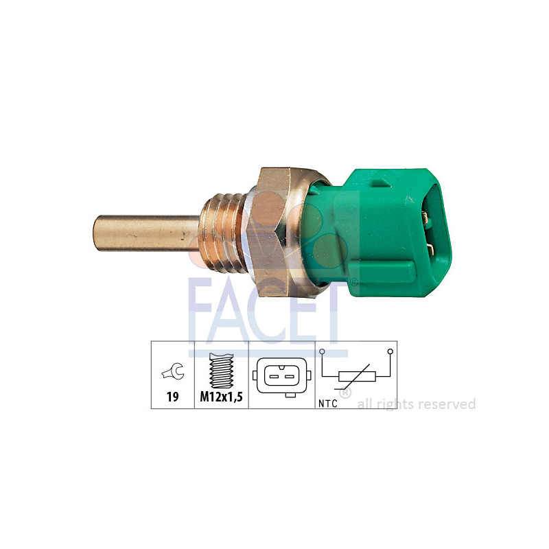 Sonde de température (liquide de refroidissement) FACET