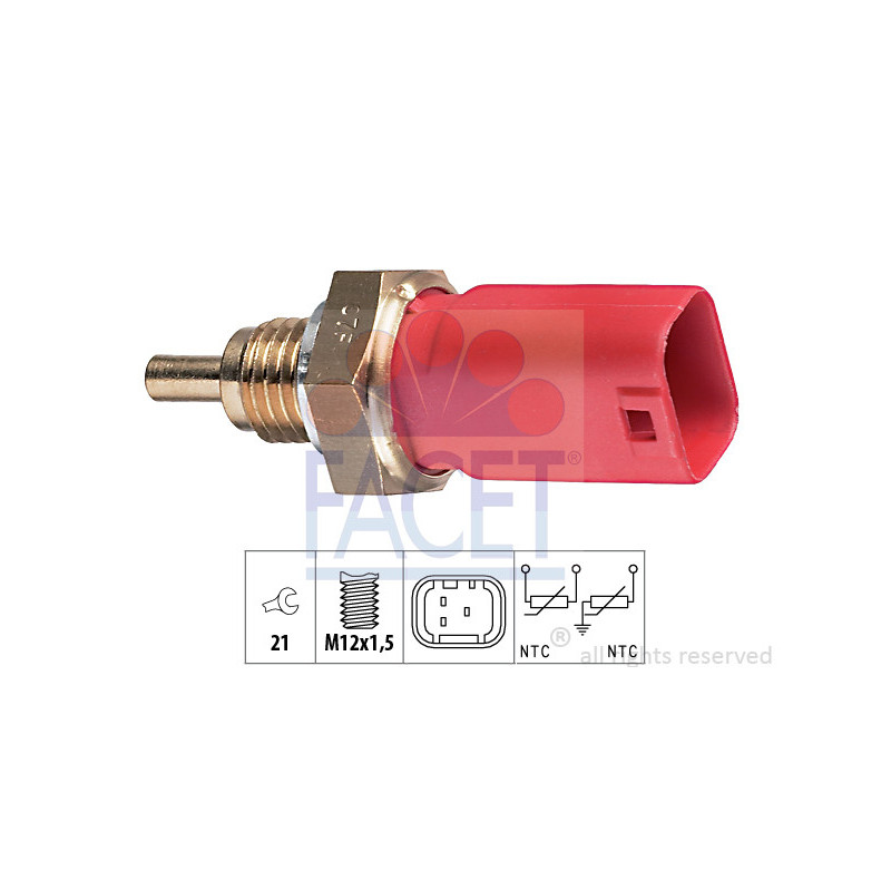 Sonde de température (liquide de refroidissement) FACET