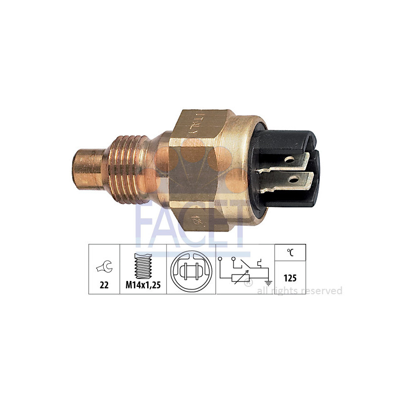 Sonde de température (liquide de refroidissement) FACET
