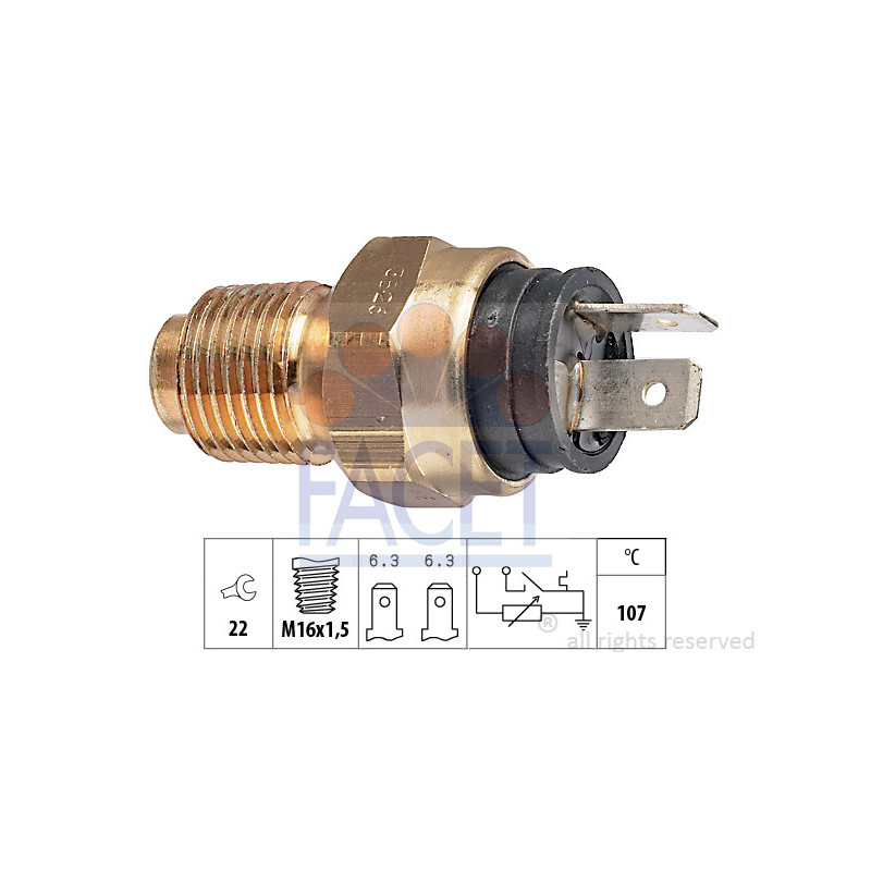 Sonde de température (liquide de refroidissement) FACET
