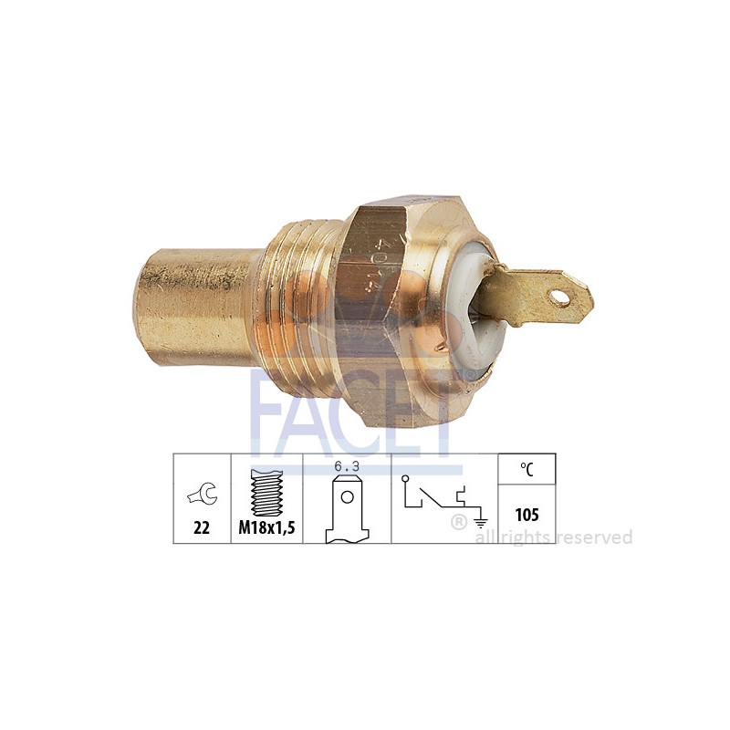 Contact thermique (voyant avertisseur de l'agent réfrigérant) FACET