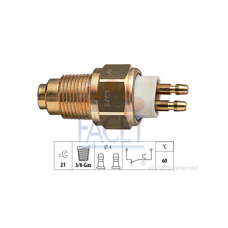 Contact thermique (voyant avertisseur de l'agent réfrigérant) FACET