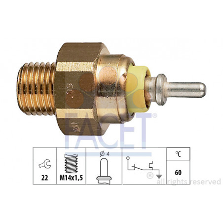 Contact thermique (voyant avertisseur de l'agent réfrigérant) FACET