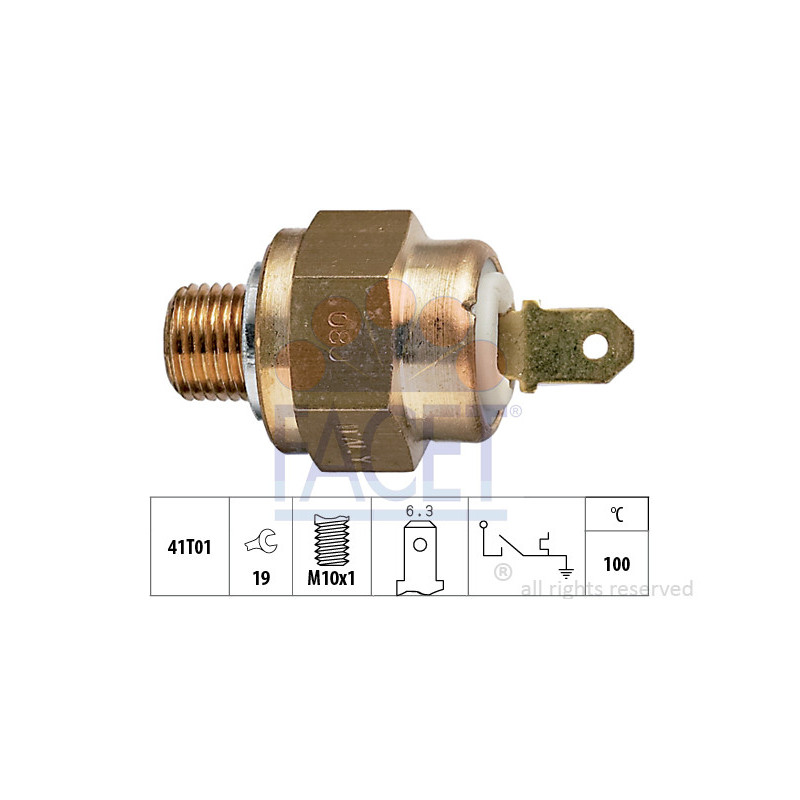 Contact thermique (voyant avertisseur de l'agent réfrigérant) FACET