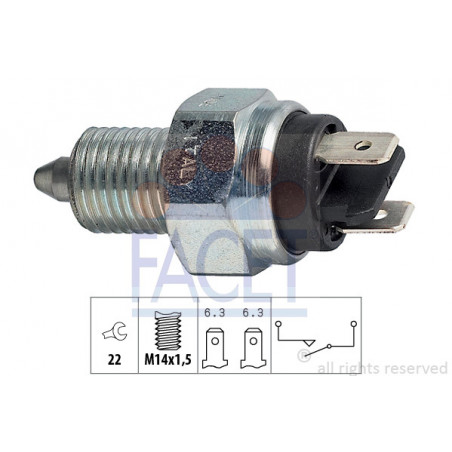 Contacteur des feux de...