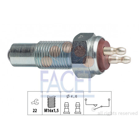 Contacteur des feux de recul FACET