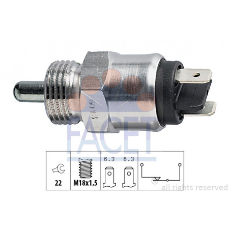 Contacteur des feux de...